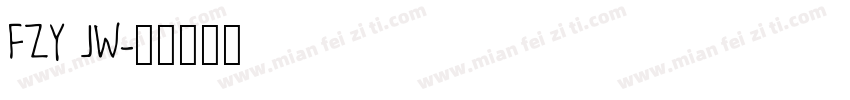 FZY JW字体转换